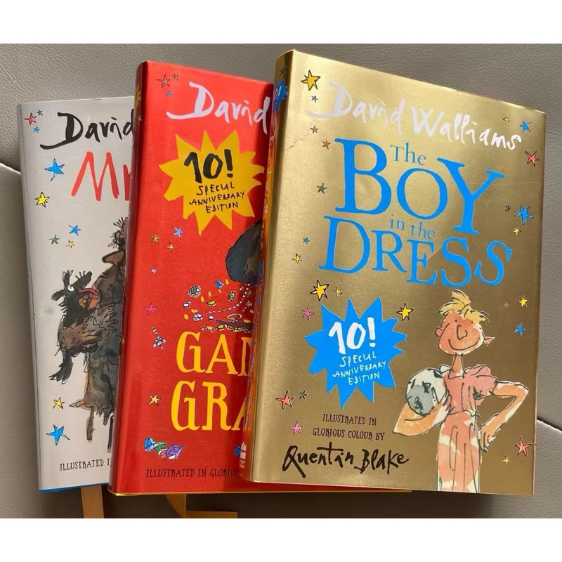 David Walliams / Gangsta Granny / Mr Stink / Boy in the Dress , Color Vision with Hardcover