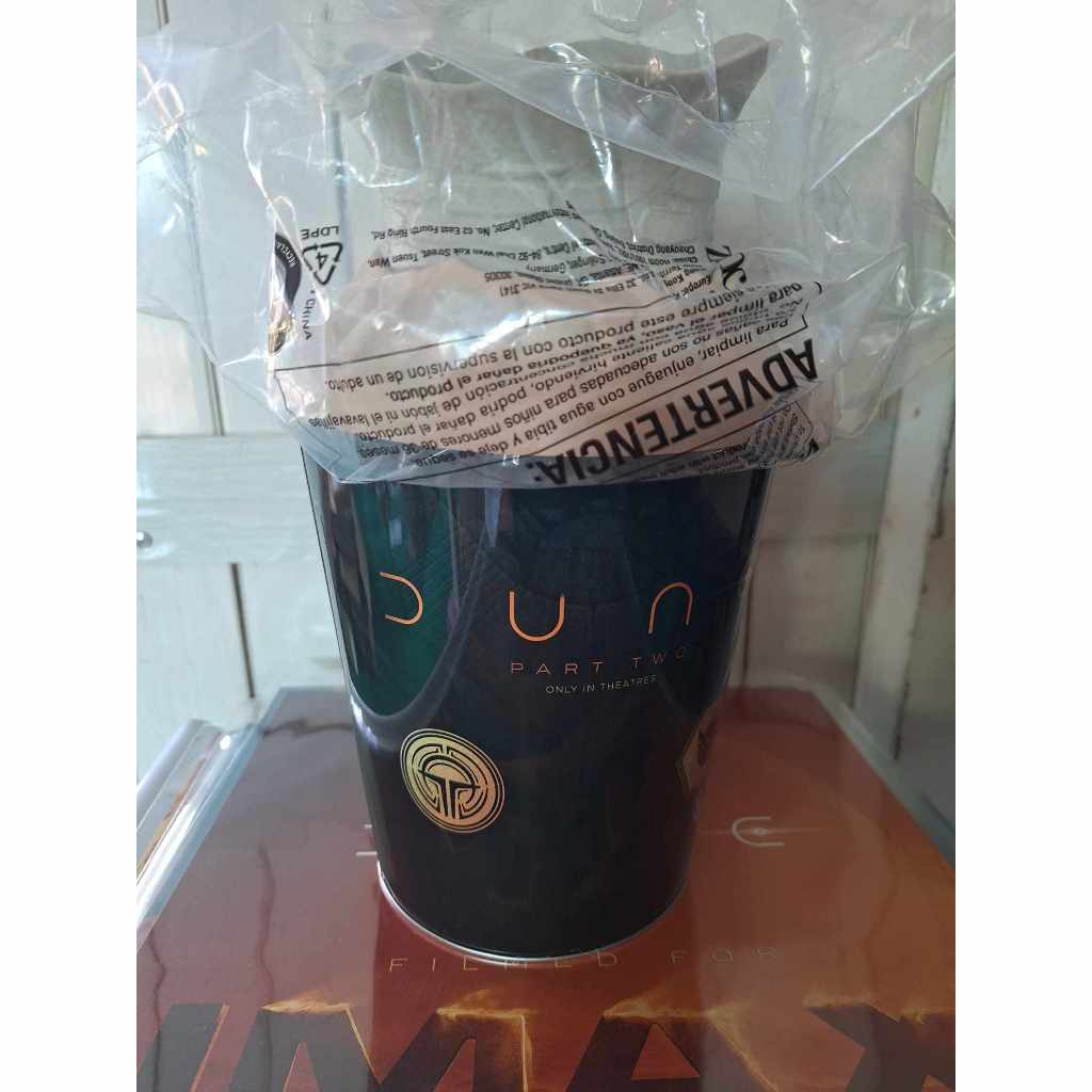 ถังป๊อบคอร์นSF หนอนทะเลทราย  จากดูน2 DUNE Part 2สินค้าใหม่ในห่อทุกใบยังไม่เคยใส่ป๊อบคอร์น