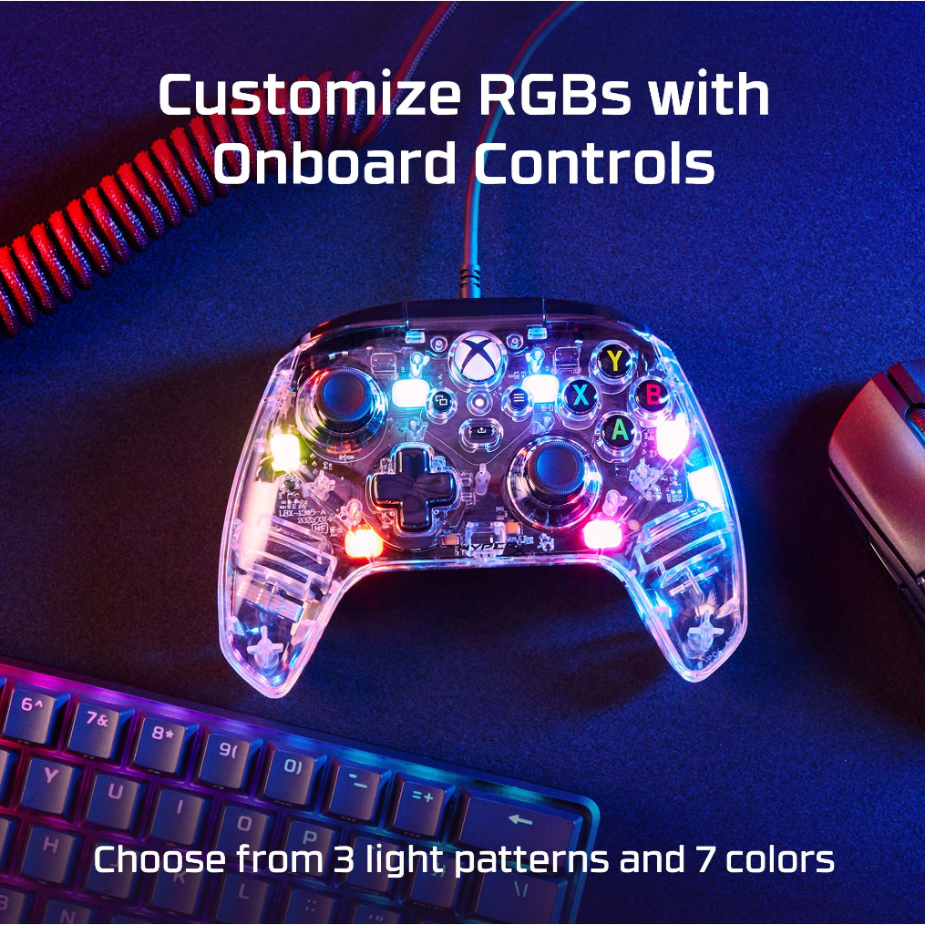 (CODE CHICHXBS1 ลด 50 ) HYPERX X-BOX CLUTCH GLADIATE RGB # 7D6H2AA คอนโทรลเลอร์เกม จอยเกมส์ PC