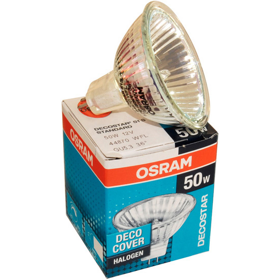 Osram หลอดไฟ Halogen 44865 / 44870 DECOSTAR 35 / 50W 12V Warm White หน้าปิด