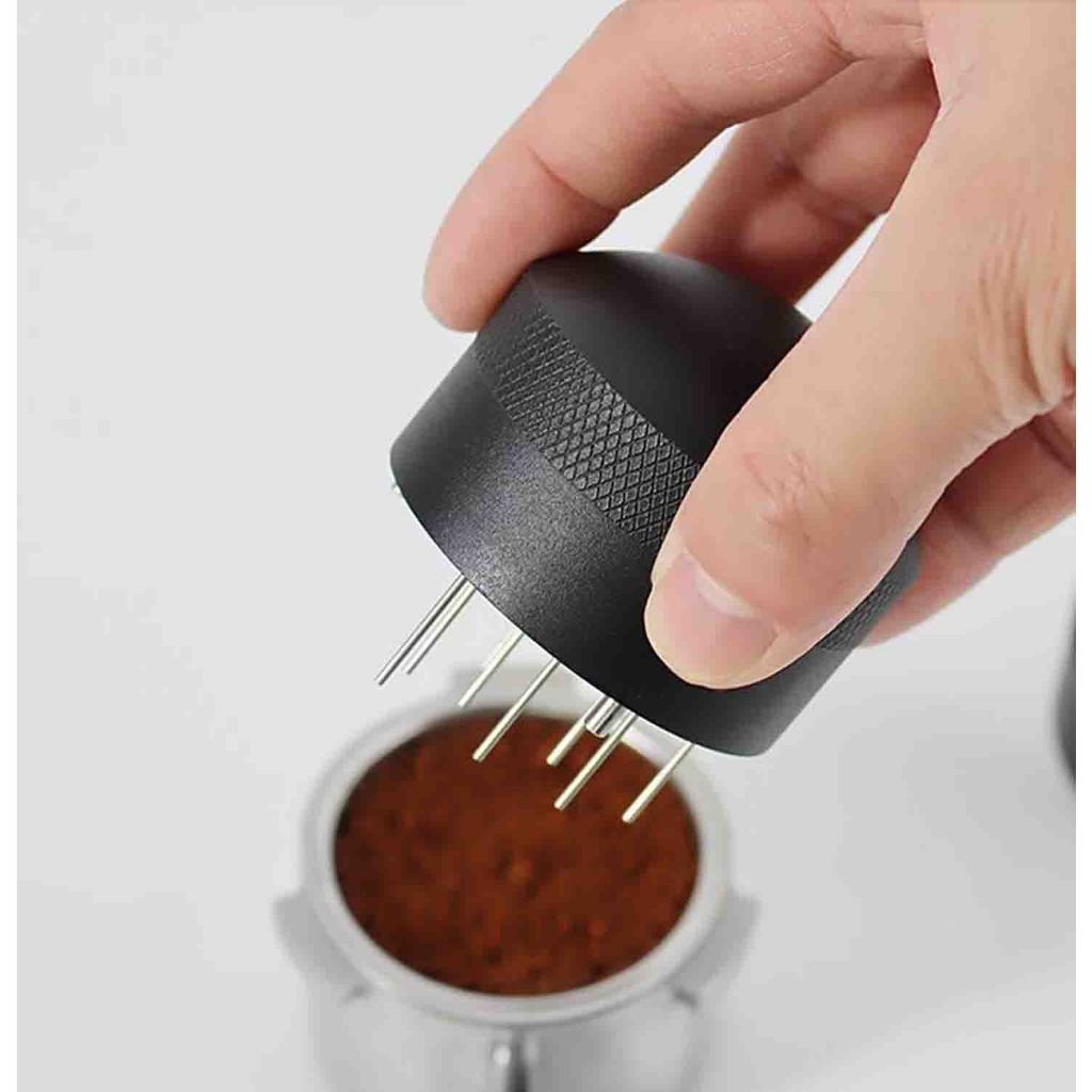 ☕ Coffee Needle Tamper แทมเปอร์เข็ม เกลี่ยผงกาแฟ Wdt เครื่องมือคนเอสเปรสโซ่ 51 มม.58 มม  แทมเปอร์เข็ม เกลี่ยผงกาแฟ