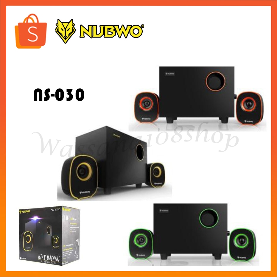 ลำโพงคอมพิวเตอร์ NUBWO USB รุ่น NS-030 มีหลายสีให้เลือก