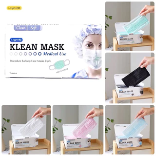 ล็อตใหม่✨ ส่งไว✅ KLEAN MASK กันฝุ่น PM2.5 หน้ากากอนามัย ทางการแพทย์ แมสหน้าเรียว Medical Use LONGMED ไข้หวัดใหญ่ v fit