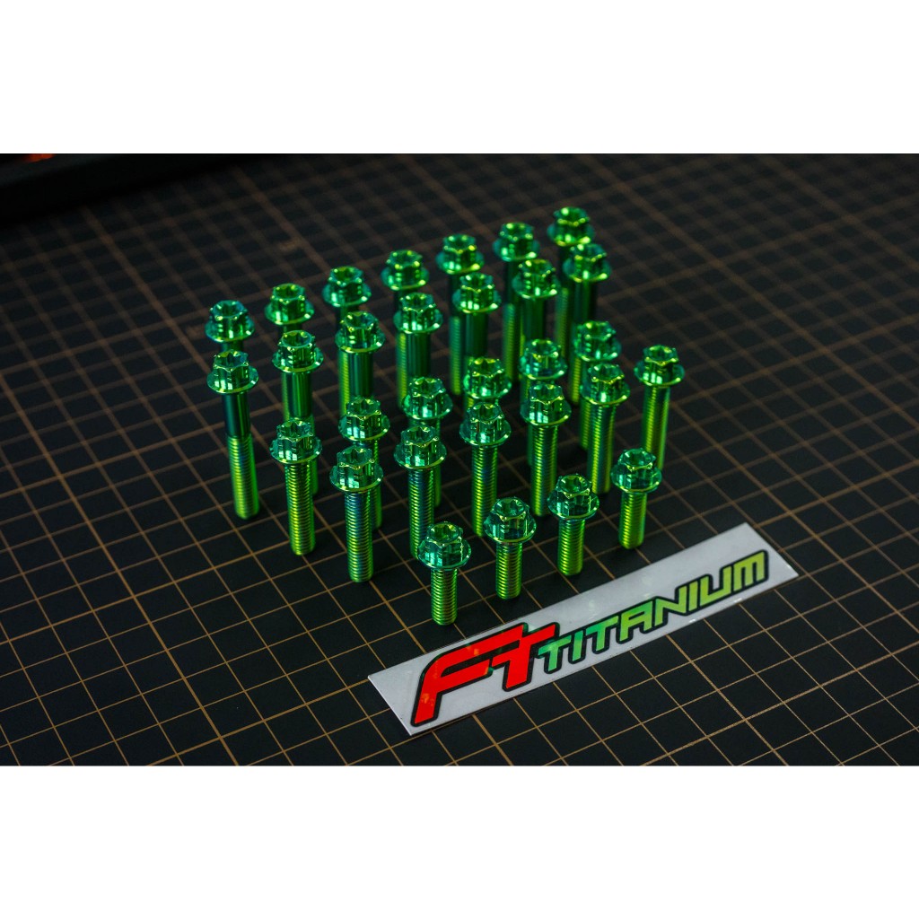 น็อตไทเทเนียมแท้ น็อตแคร้ง Forza 350 ซ้าย / ขวา