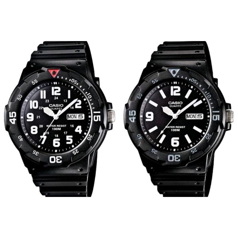 Casio นาฬิกาข้อมือผู้ชาย สายสแตนเลส รุ่น MRW-200HD-1BVของแท้ 100%รับประกันสินค้า 1 ปีเต็ม