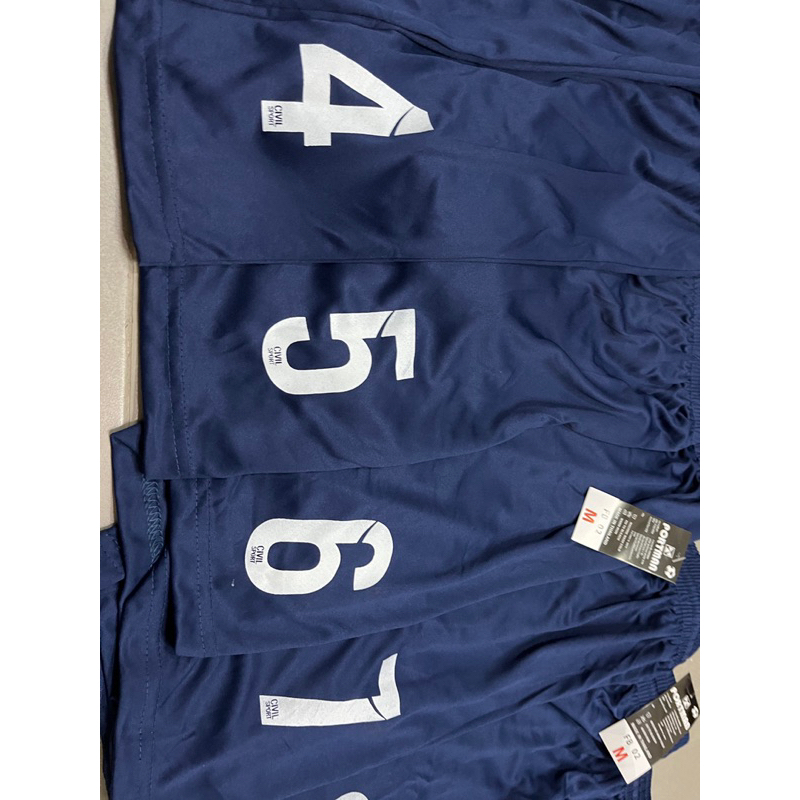 NAVY กางเกงบอล  เลือกเบอร์ได้ กางเกงกีฬาขาสั้น กางเกงกีฬา ระบายเหงื่อได้ - รูปที่ 7