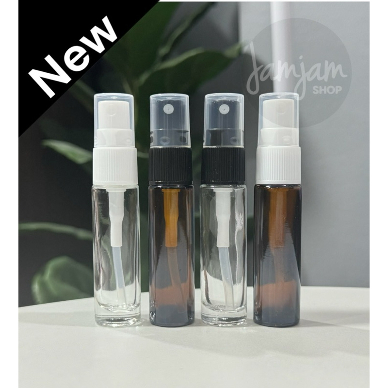 พร้อมส่ง ขวดสเปรย์ (ขวดแก้วก้นหนา) 10 ml. ขวดแบ่งน้ำหอม ขวดน้ำหอม ขวดใส่น้ำหอม ขวดแก้ว ขวดสเปรย์แก้ว พร้อมส่ง