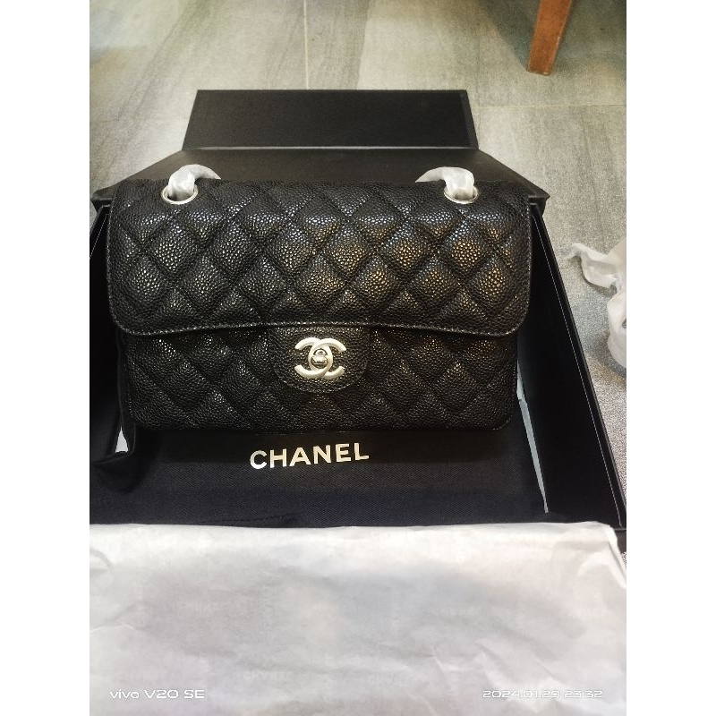 กระเป๋าหนังแท้(Chanel)คลาสิค10
