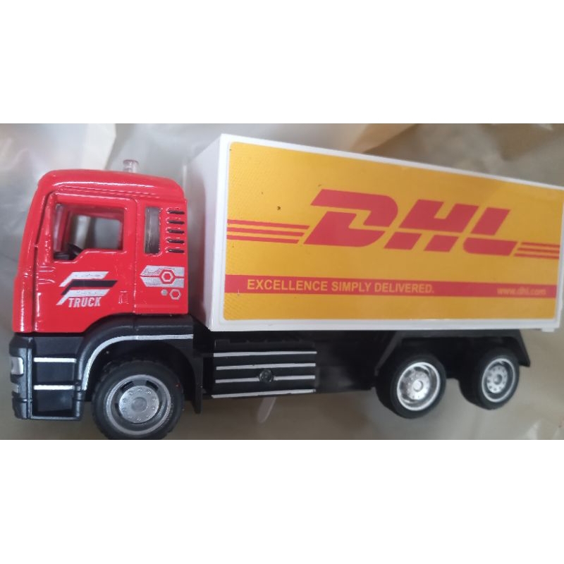 die cast รถเหล็ก รถขนน้ำมัน รถขนพัสดุไปรษณีย์ วิ่งลานได้ มีเสียง มีไฟ รถบรรทุกน้ำมัน shell รถขนพัสดุ dhl