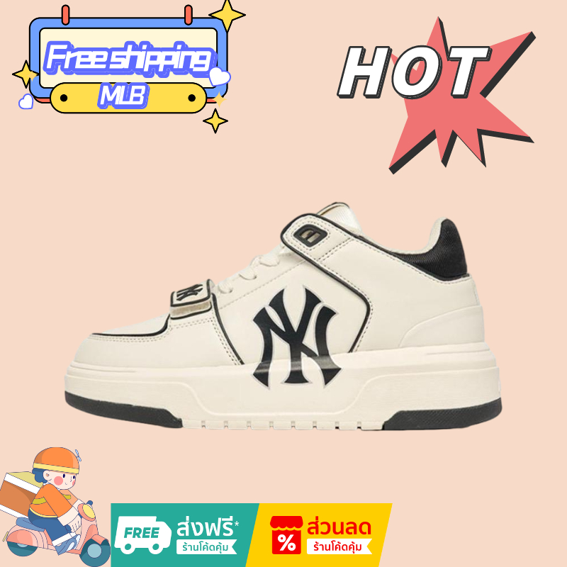 MLB รองเท้าผ้าใบ Unisex รุ่น 3ASXCA12N 50WHS - สีขาว