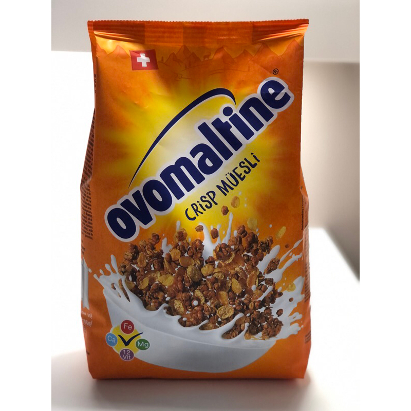 Ovomaltine Crisp Muesli ซีเรียลโอวัลติน นำเข้าจากสวิตเซอร์แลนด์ 500g.