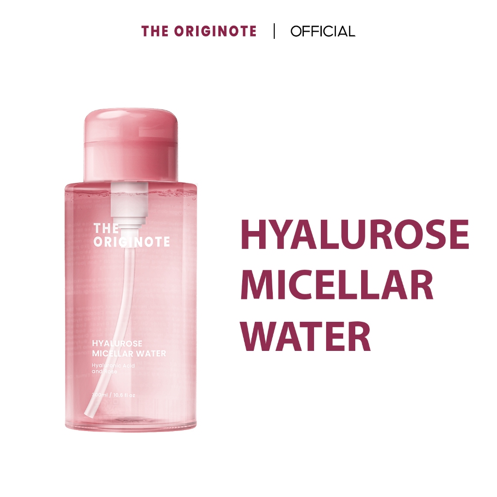 The Originote Hyalurose Micellar Water ผลิตภัณฑ์เช็ดล้างเครื่องสำอางค์ บริเวณผิวหน้า และรอบดวงตา