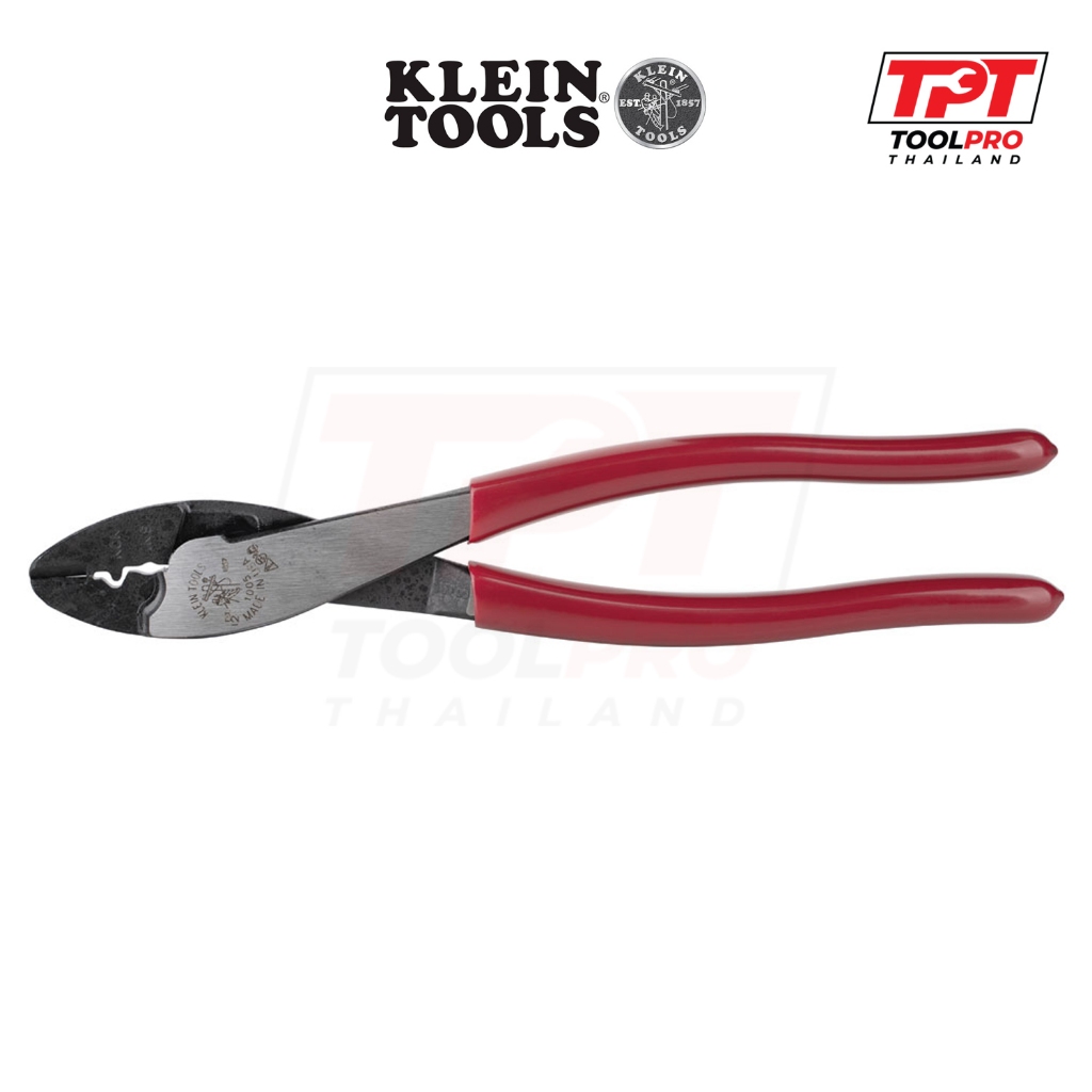 Klein Tools คีมย้ำสายไฟ 9" Wire Crimping / Cutting Pliers (1005) Made in USA