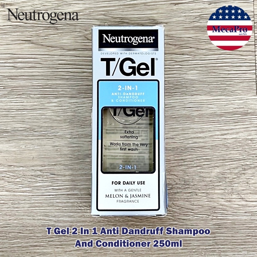 Neutrogena® T/Gel 2 In 1 Anti Dandruff Shampoo And Conditioner 250ml แชมพูครีมนวดผม