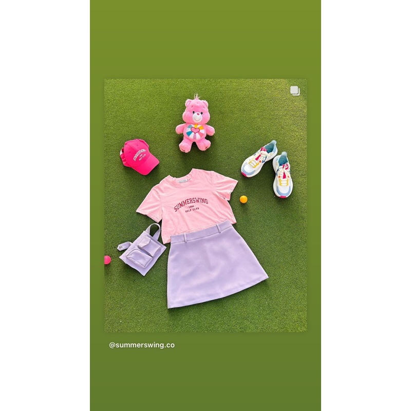 SUMMER SWING: CROPPED TOPS (PINK/CREAM)