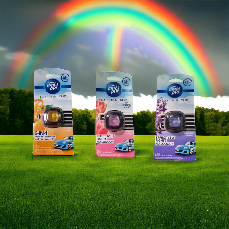 แอมป์พิเพอร์คาร์ ambipur car mini clip น้ำหอมปรับอากาศ ขนาด 2.2ml