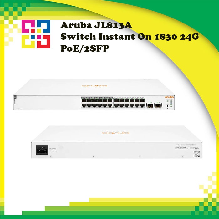 Aruba JL813A Switch  Instant On 1830 24G PoE/2SFP