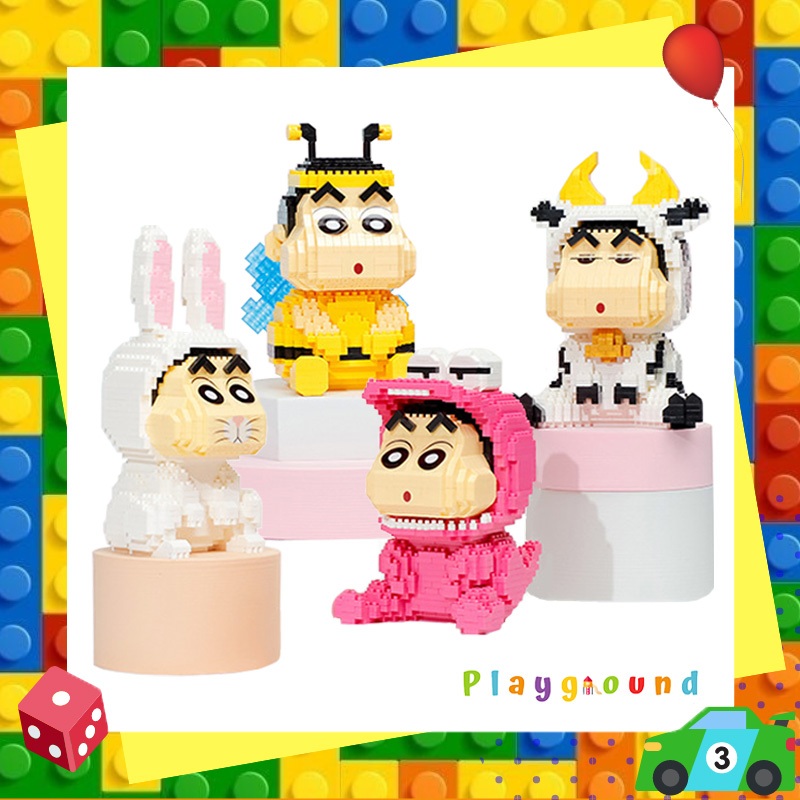 ตัวต่อนาโน​ ชินจัง​ ใส่ชุดสัตว์น่ารัก Balody Shin Chan Animal Costume