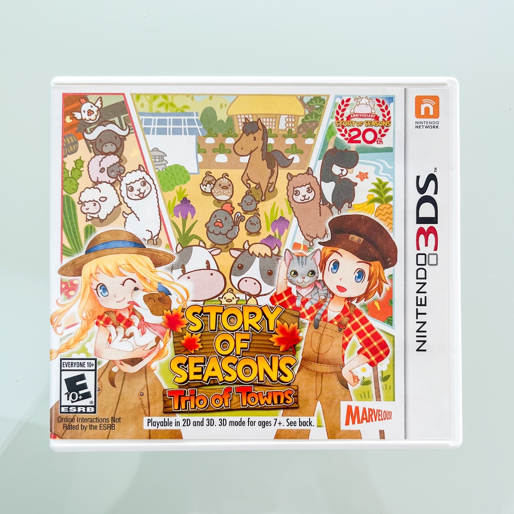 ตลับแท้ Nintendo 3DS : Story of Season: Trio of Towns  มือสอง โซน US