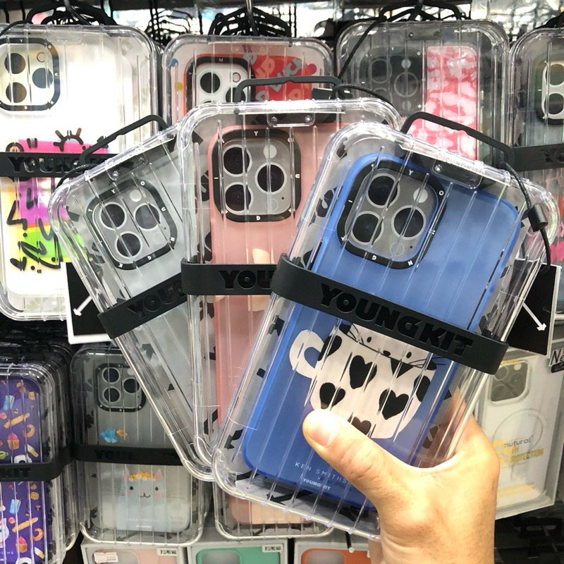 Youngkit New เคสกันรอยขีดข่วน พิมพ์ลาย สําหรับ iphone 15ProMax 14ProMax 13ProMax 12ProMax