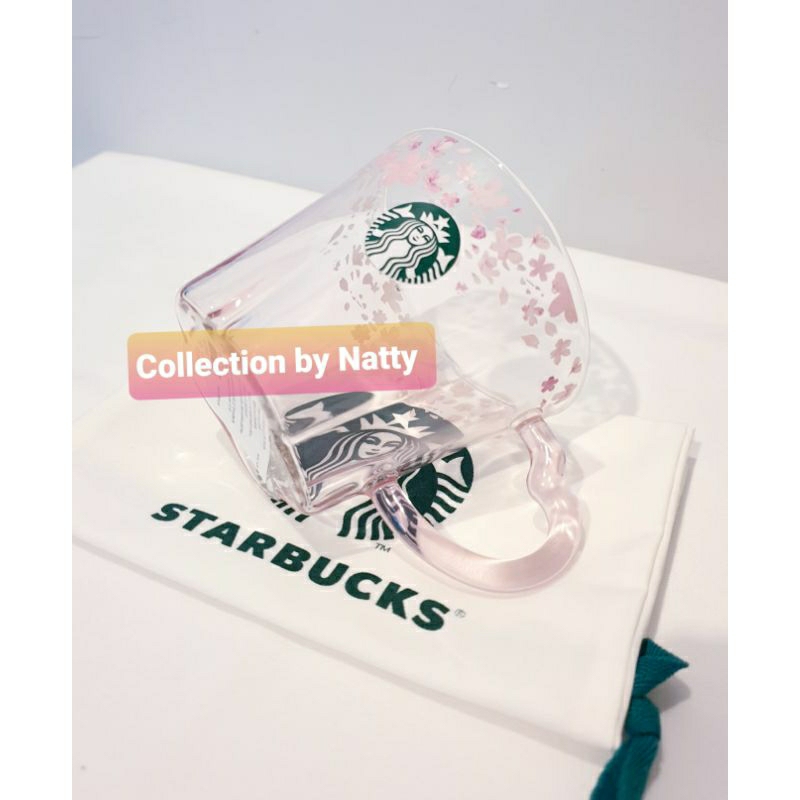 Starbucks Glass Pink Sakura 2024