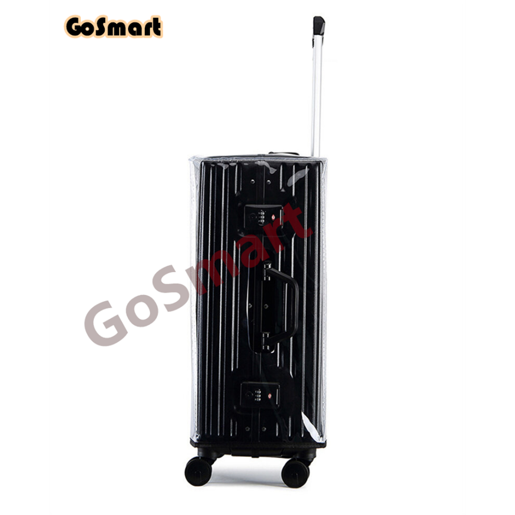พลาสติกใส PVC คลุมกระเป๋าเดินทางแบบขอบใส/ไร้ขอบ - PVC Luggage Cover  พร้อมส่ง สินค้าคงคลังในประเทศไทย