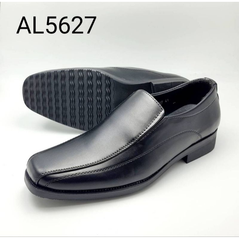 รองเท้าคัชชูหนังแบบสวม BZ026 สีดำรองเท้าทางการ รองเท้าหนังผู้ชาย 39-45