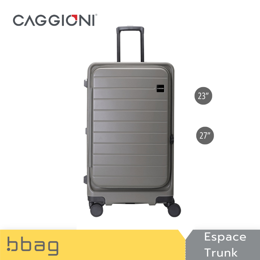 CAGGIONI กระเป๋าเดินทาง รุ่นเอสเปซทรังค์ (Espace Trunk) C23062 : สีเทา