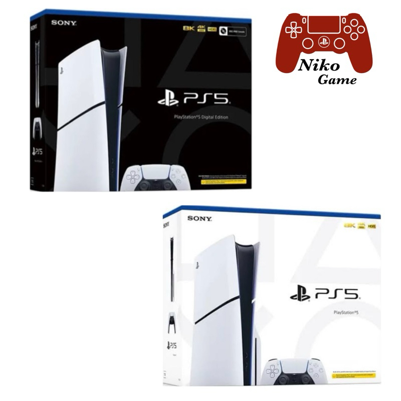 [พร้อมส่ง]เครื่อง PS5 Slim ประกันศูนย์ไทย รุ่นใส่แผ่น Standard & Digital มือ1 และ มือ2