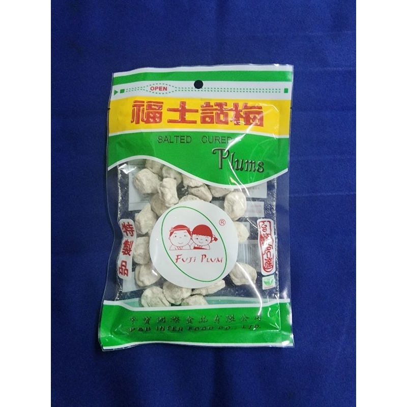 บ๊วยเค็มฟูจิ 100g fuji plum ของแท้