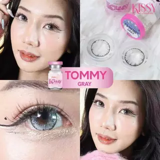 คอนแทคเลนส์ ตาโต Tommy (Kissy) ค่าอมน้ำ 65 % เกล็ดหิมะเกล็ดน้ำแข็ง บิ๊กอายลายฮิตสุด ตาเป็นประกาย