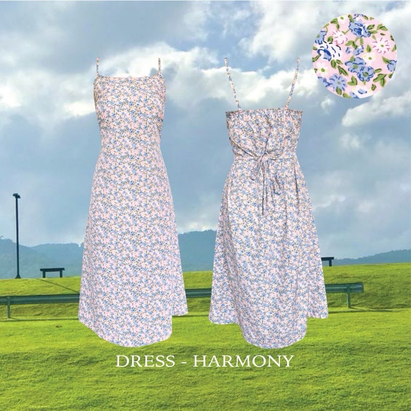 มือ 1 เดรสลายดอก จากร้าน pokee_peeko HARMONY - FLORAL DRESS