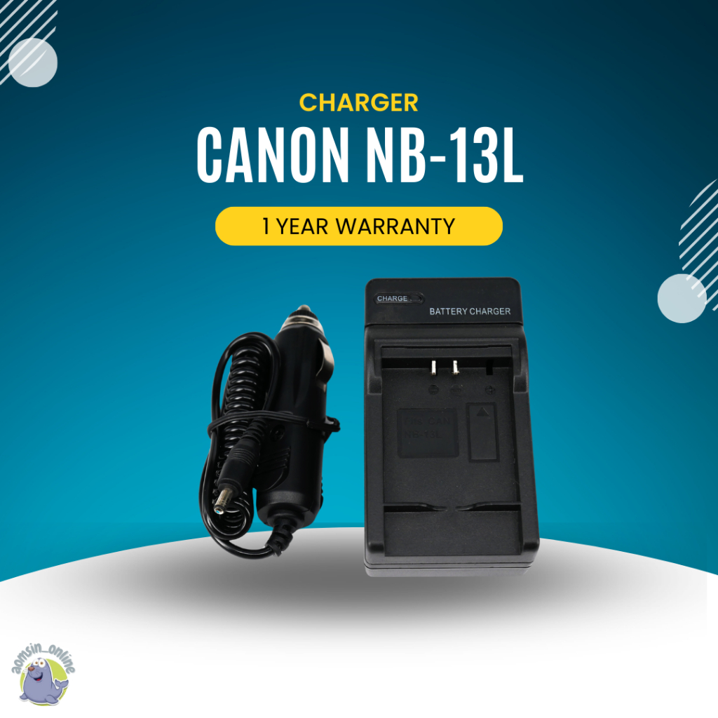 ชาร์จแบตเตอรี่ NB-13L กล้อง Canon PowerShot G5X G7X G9X G7 X Mark II SX620 HS SX720 HS(2in1 Charger)