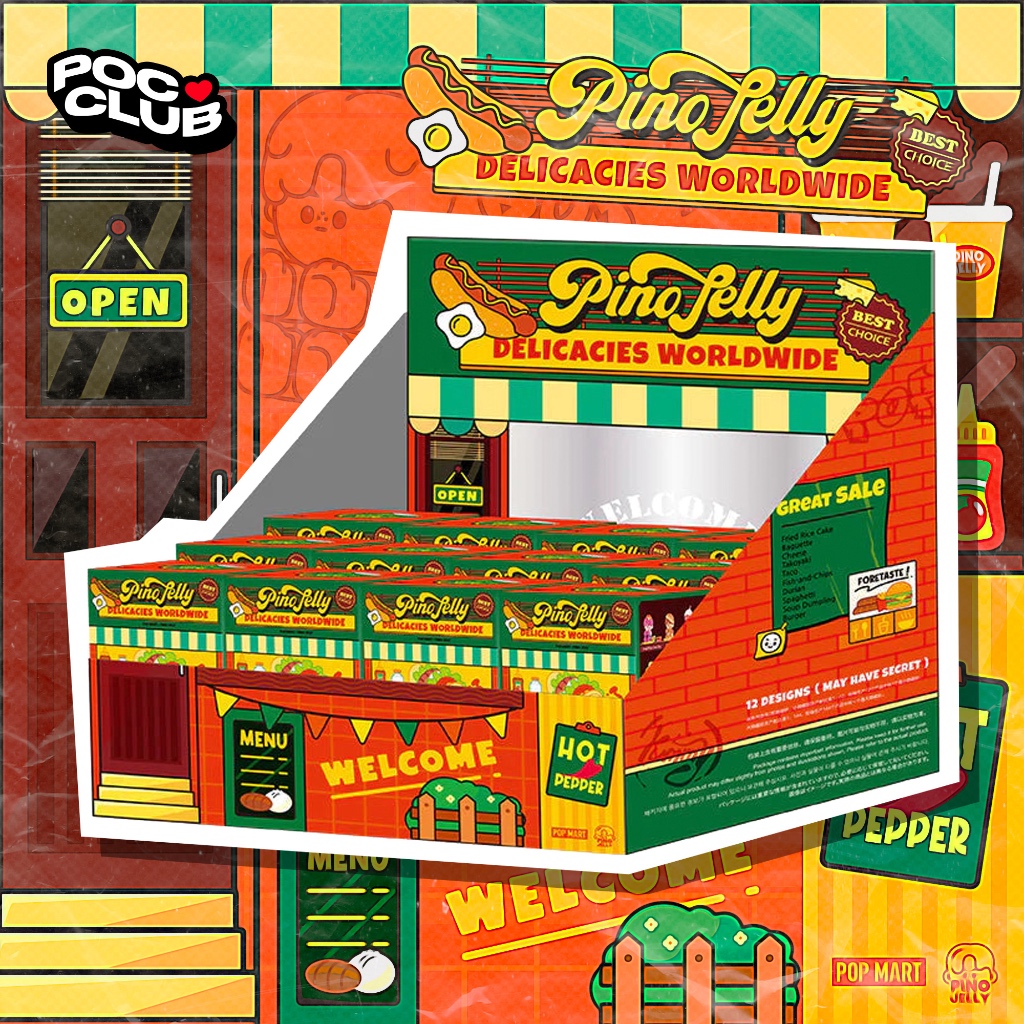 [POC CLUB] Pino Jelly Delicacies Worldwide Blindbox Series