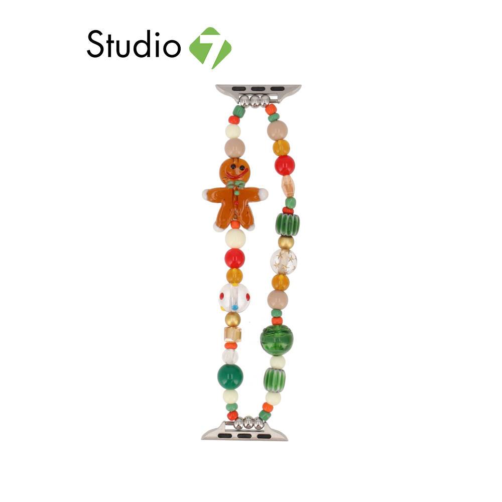 Blue Box สาย Apple Watch Strap Series 6,7,8,9,SE1,SE2 (40/41mm) Ginger Bread By Studio7