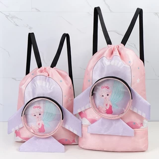 ShopAt.Two[SW1904] กระเป๋าใส่ชุดว่ายน้ำ แยกส่วนเปียกและแห้ง กระเป๋าเป้สะพายหลังใส่ชุดว่ายน้ำ กันน้ำ