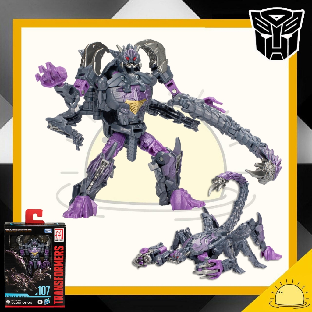 Transformers Studio Series Deluxe Transformers: Rise of the Beasts SS107 Predacon Scorponok 4.5 inch