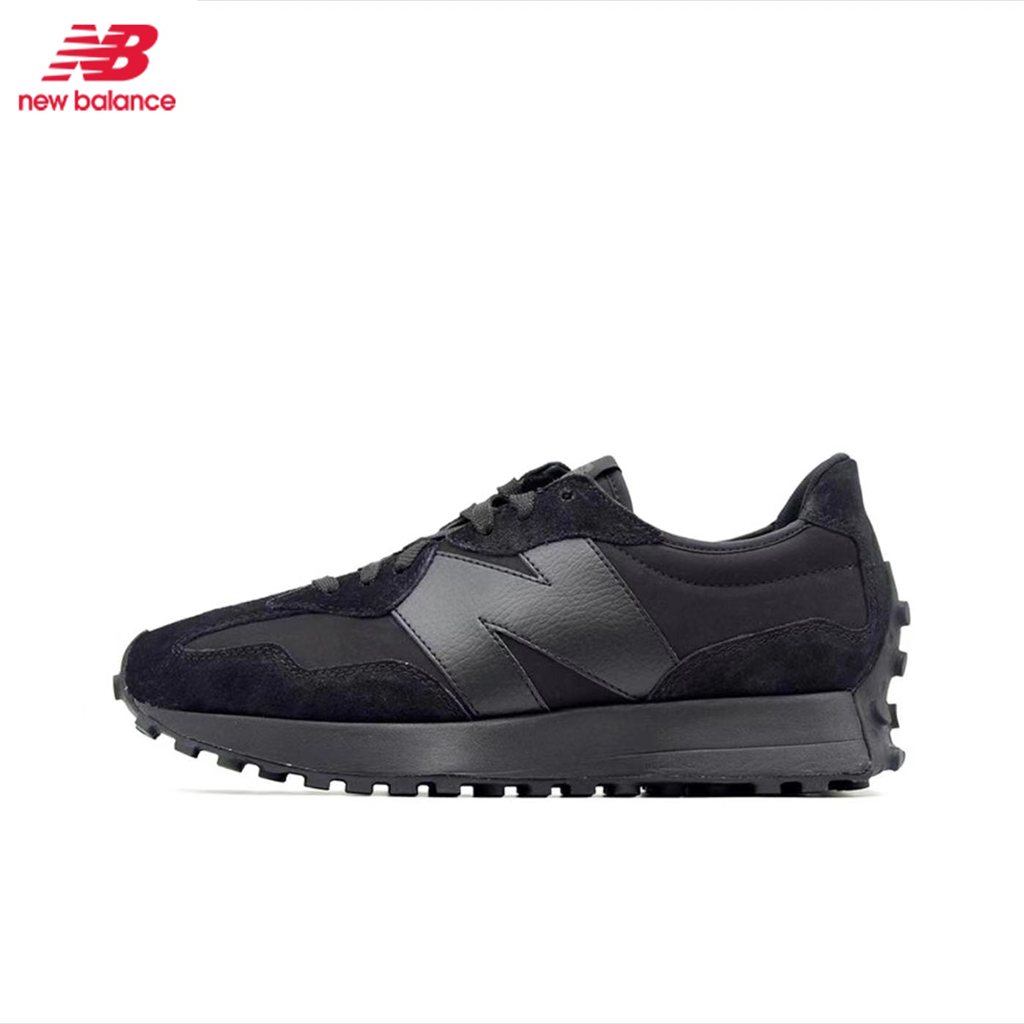 New Balance รองเท้าผ้าใบ รองเท้าแฟชั่น New Balance NB 327 ของแท้100% 【สีดำแบบคาร์บอน】