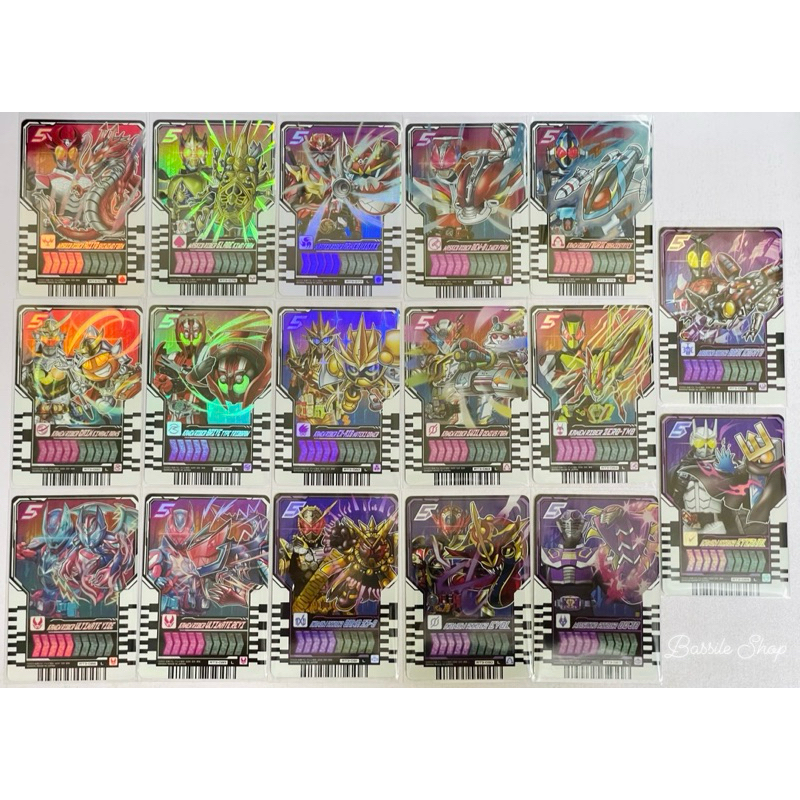 PHASE 03 - Ride Chemy Trading Card - การ์ด มาสไรเดอร์ ก็อตชาร์ด ( ระดับ L ลีเจ้น ไรเดอร์ ) Kamen Rider Gotchard