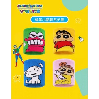 🆕️ (พร้อมส่ง) ผ้ารัดข้อมือกันเหงื่อ VICTOR x SHIN CHAN (1 แพ…