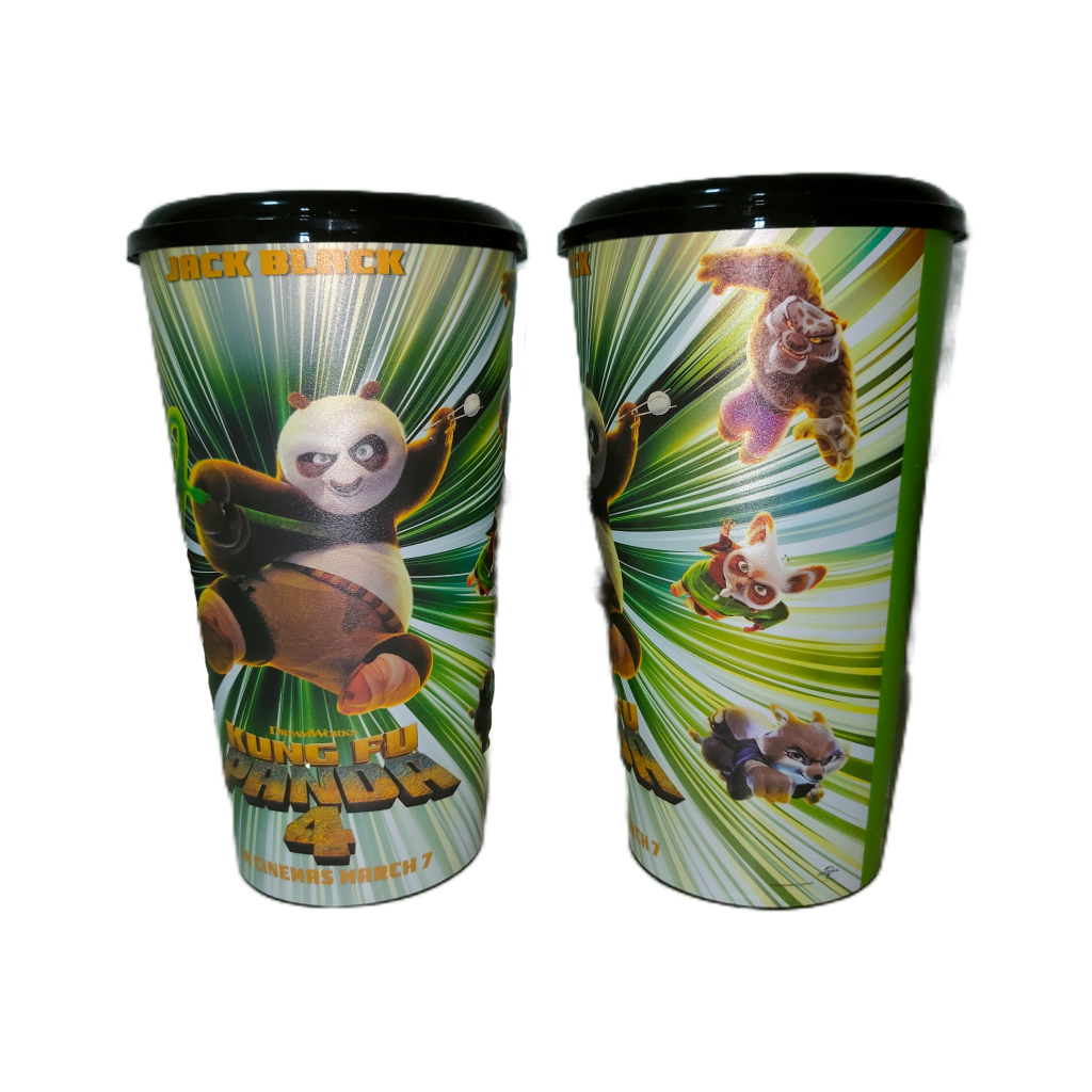 แก้วน้ำเมเจอร์ลาย กังฟูแพนด้า 4 (Kung Fu Panda 4) แก้วน้ำโรงหนังจาก Major Cineplex 44oz. (ของใหม่ไม่