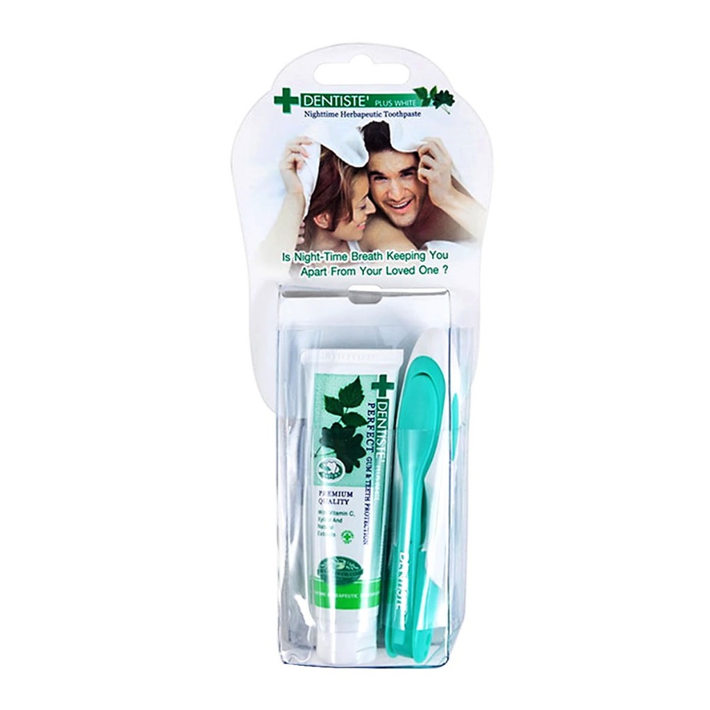 Dentiste Travel Pack (ยาสีฟัน 20g.+ แปรงสีฟันพับได้ ) เดนทิสเต้ แปรงสีฟัน ชุดเดินทาง