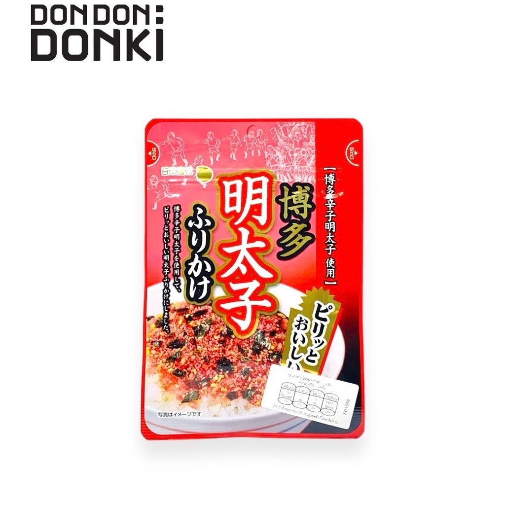 RICE TOPPING HAKATA MENTAI ไรซ์ ท็อปปิ้ง ฮากาตะ เมนไท (ผงโรยข้าว รสไข่ปลา)น้ำหนักสุทธิ25กรัม