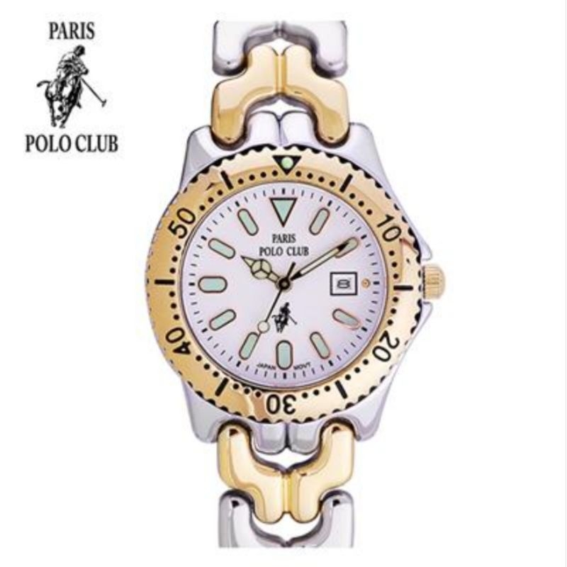 PARIS POLO CLUB นาฬิกาข้อมือผู้หญิง รุ่น PPC-230805 ของแท้ กันน้ำลึก 30เมตร รับประกันศูนย์ 1 ปี หรูหรา