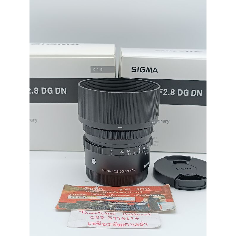 เลนส์ Sigma 45mm F2.8 DG DN for SONY FE ของใหม่