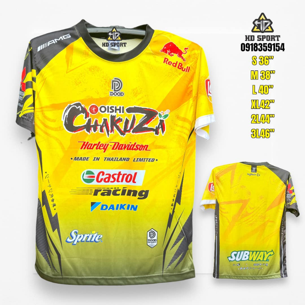 เสื้อ DD-02 โออิชิ ผ้าไมโคร เกรดพรี่เมี่ยม พิมพ์ลายทั้งตัว เนื้อผ้านุ่มลื่นสวมใส่สบาย ระบายความร้อนดี ซักเครื่องได้