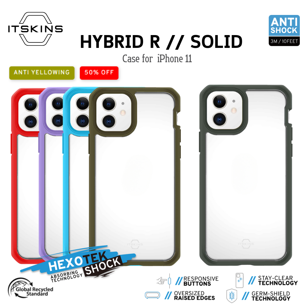 ITSKINS HYBRID // SOLID เคสกันกระแทก สำหรับ iPhone 11 Promax