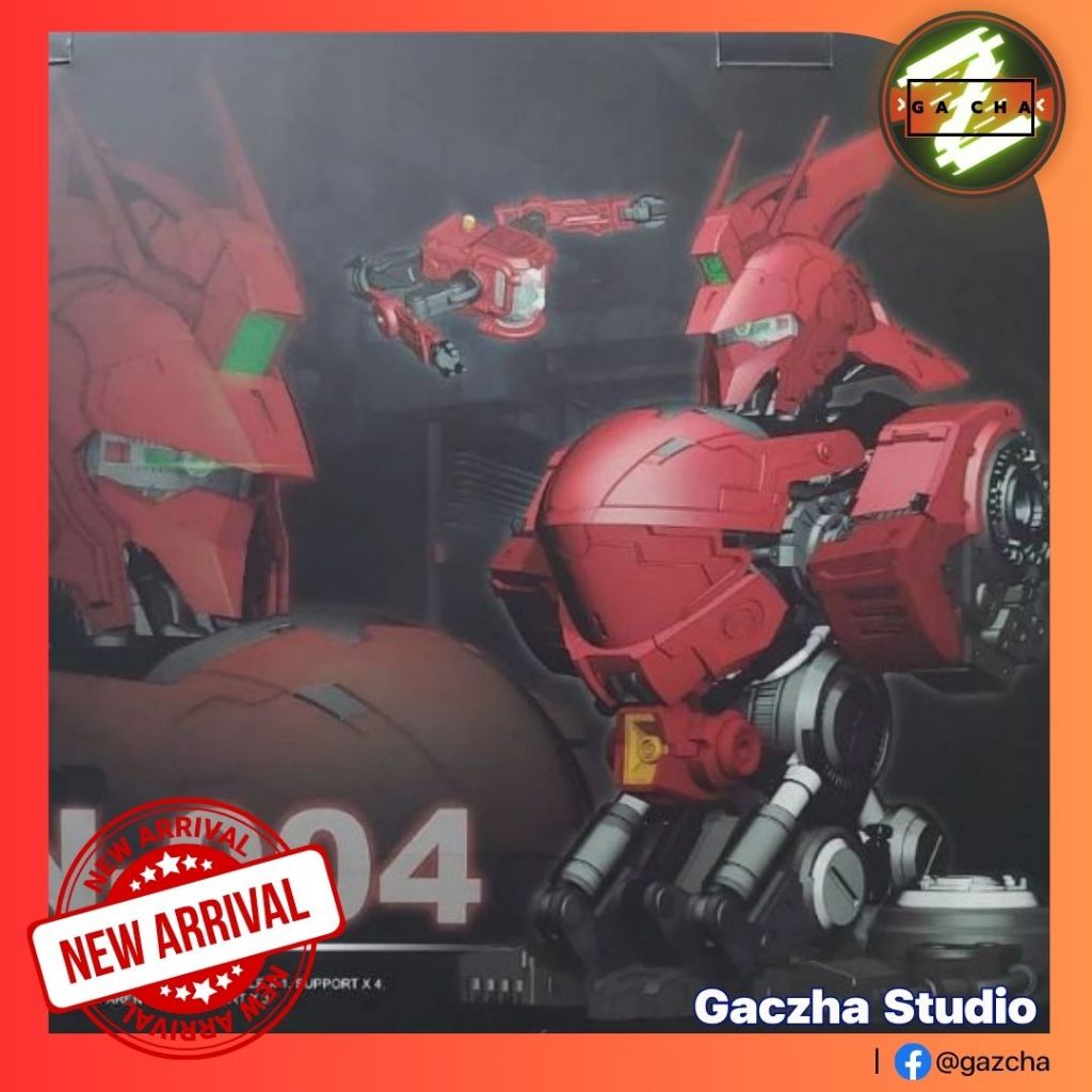 Noah model 1/35 Sazabi bust metallic and clear ver.