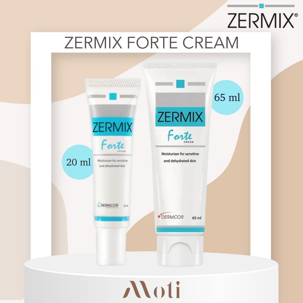 Zermix Forte Cream บำรุงผิวแพ้ง่าย ผด ผื่นแดง ให้ความชุ่มชื้น