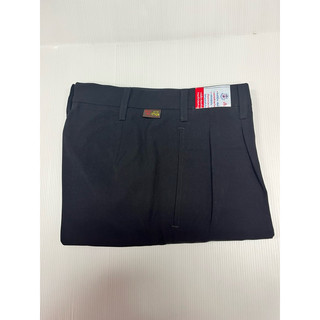 กางเกงนักเรียนขาสั้น สีดำ ผ้าโทเร ตราสมอ ยาว 20 -22 นิ้ว เอว 29 - 50 นิ้ว